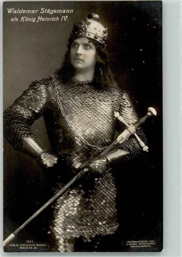 Kreuzberg Staegemann/Stägemann als König Heinrich IV Theater Schauspieler