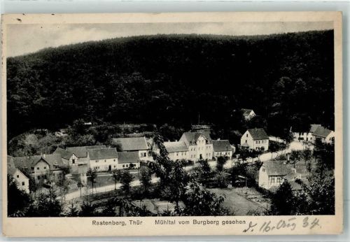 Rastenberg 1934 Straße Mühltal