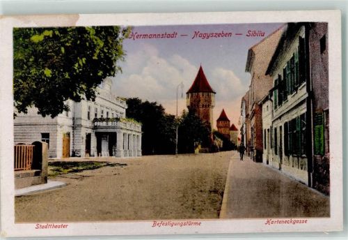Hermannstadt Stadttheater Befestigungstürme Harteneckgasse