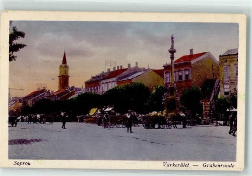 Sopron Granenrunde Marktszene
