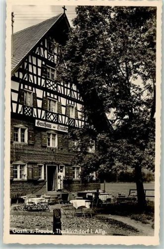 87534 W8974 Thalkirchdorf Foto AK Gasthaus zur Traube