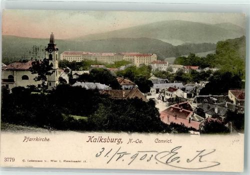 Kalksburg 1903 Pfarrkirche