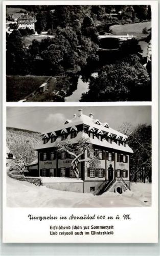 Stetten Gasthaus Pension zum Hammer Tiergarten Winter