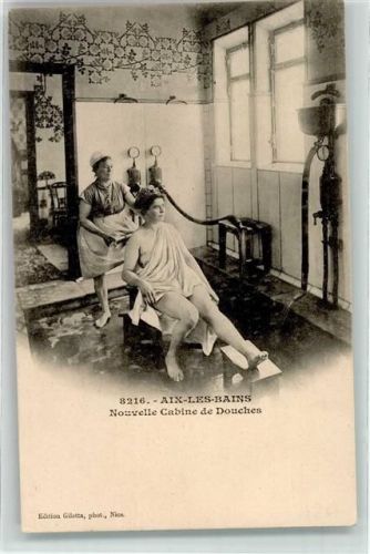 Aix-les-Bains 1900 Edition Giletta 8216 Nouvelle Cabine de Douches Kneipp Beruf