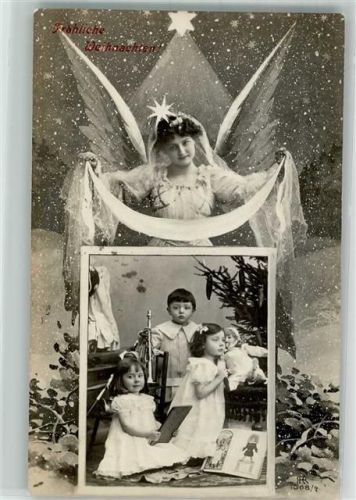 1905 Kinder Puppe Trompete Rotophot 1008/4