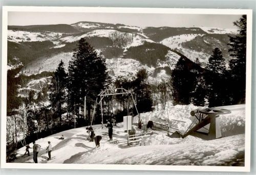 Todtnau Bergstation auf dem Hasenhorn Skilaufen Skilift