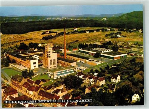 St. Ingbert Brauerei Becker Fliegeraufnahme Azur-Luftbild
