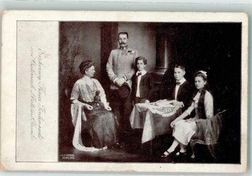 Kosel Wien 1913 Erzherzog Franz Ferdinand nebst Familie Verlag BKW 889-6