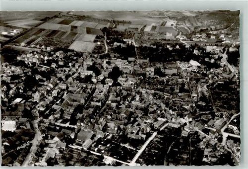 64823 W6114 Groß-Umstadt Foto AK Fliegeraufnahme Strähle Bild Nr. 8-2710