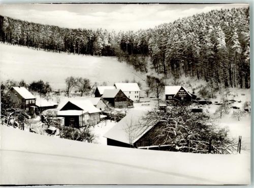 57319 W5920 Diedenshausen , Kr Wittgenstein Winter Pension Klein Dachsloch