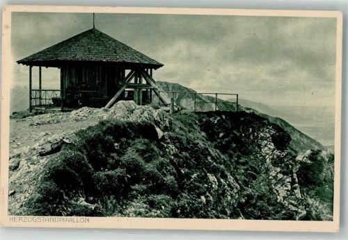 Herzogstand Herzogstandpavillon Hüttenstempel