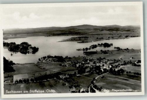 82418 W8110 Seehausen a. Staffelsee - Fliegeraufnahme Kinderheim Birkenhof Freigegeben d. R.L.M.