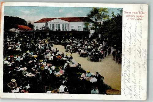 Wien 1911 Gasthaus Wallner´s Meierei Tivoli