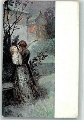 1913 Le Rendezvous Liebespaar