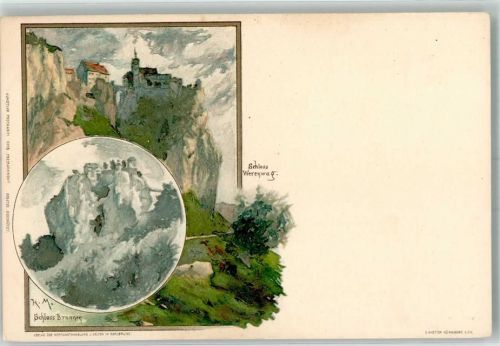 Fridingen sign. Mutter, K. Schloss Bronnen Werenwag