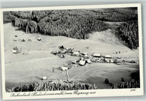 Bubenbach Fliegeraufnahme Winter Freigegeben d. R.L.M.