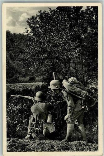 Infanterieposten im Gefecht