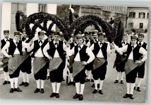 Haag 1956 Tracht Schäfflertanz