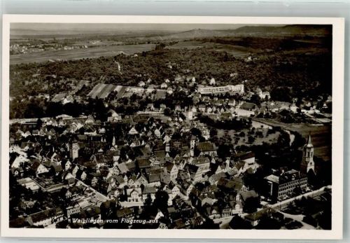 Waiblingen Fliegeraufnahme Feigegeben d. R.L.M.
