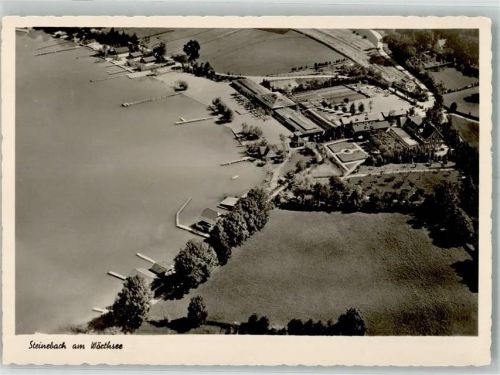 Steinebach 1939 Fliegeraufnahme des Ortes mit Fleischmann's Hotel