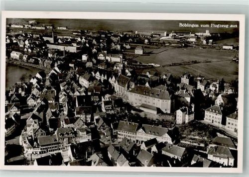 Böblingen Fliegeraufnahme Böblingen Stadtkern