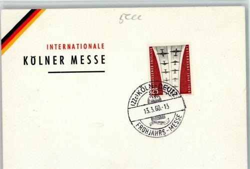 Köln-Deutz Frühjahrsmesse 1960