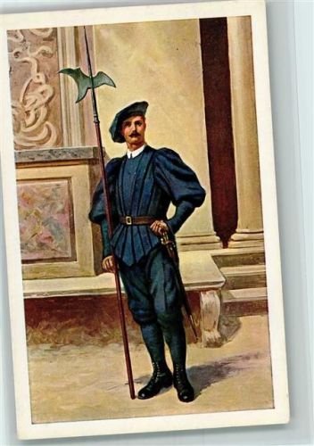 Serie 4394-5 - Uniformen, Schweizer Garde