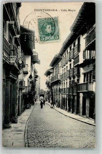 Fuenterrabia Calle Mayor Marke bildseitig