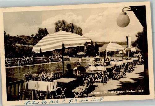 01825 O8301 Liebstadt - Städtisches Elisabeth-Bad Terrasse