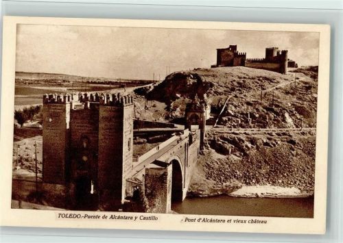 Toledo Alcantara-Brücke und Kastell