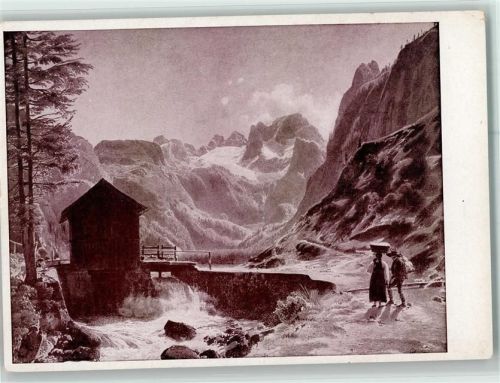 Österreichhilfe Wien - Bild 6 - Der Dachstein von J. Alt - Berge