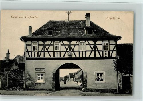 97461 W8729 Hofheim , Unterfr - Kapellentor