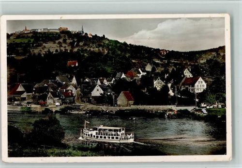 Dilsberg Bergfeste Dilsberg mit Rainbach Personenschiff