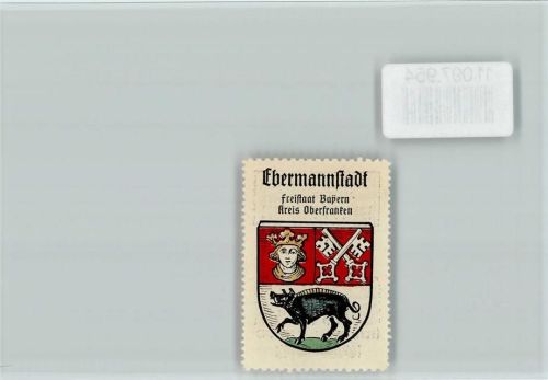 Ebermannstadt Vignette Wappen Kaffee Hag ca 1920-1940