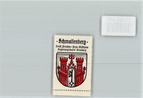 57392 W5948 Schmallenberg - Vignette Wappen Kaffee Hag ca 1920-1940