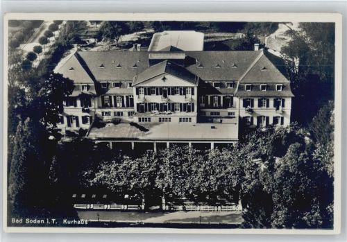 Bad Soden Kurhaus Fliegeraufnahme ca 1938 AK