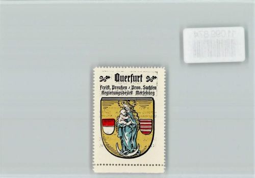 06268 O4240 Querfurt - Vignette Wappen Kaffee Hag ca 1920-1940