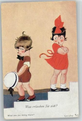 Was erlauben Sie sich? Kinder - ca 1928 AK