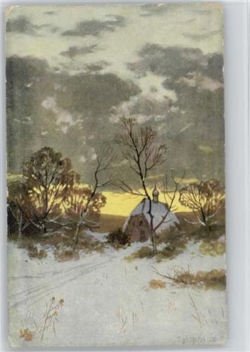 Winterlandschaft Kirche