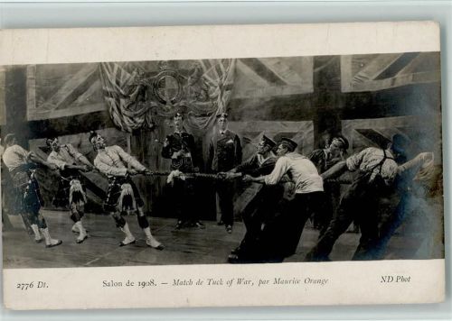 Nr. 2776 - Match de Tuck of War - Marine gegen Schotten Tauziehen, sport
