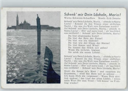 Franke Nr. 64 -Schenk mir dein Lächeln Maria