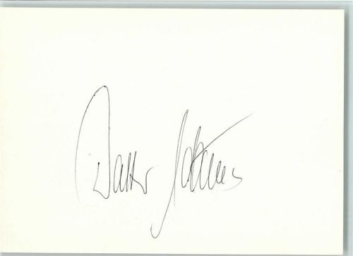 Autogramm ohne Bild