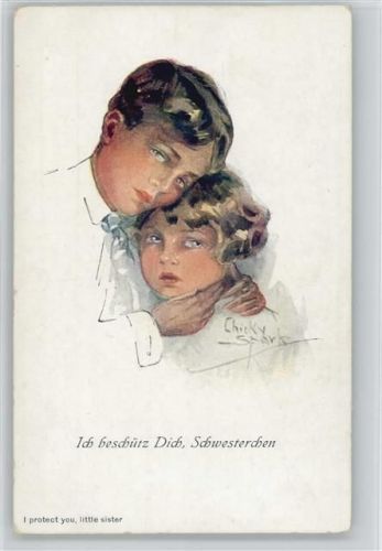 sign Chicky Spark - Ich beschütze Dich, Schwesterchen - Kinder - Nr. 603 AK