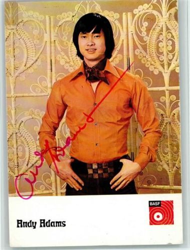 Andy Adams Original Autogramm Schlagersänger