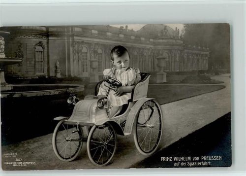 mit seinem Autombil Foto AK 1873 Liersch