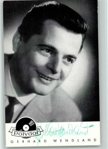 Gerhard Wendland Original Autogramm