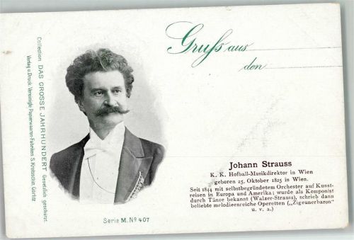 1900 Das Grosse Jahrhundert Serie M, No 407 AK