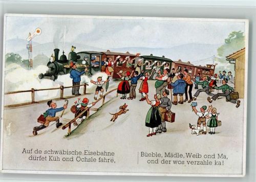 Serie Nr. 170 in 4 Bildern, Bild 2 - Schwäbische Eisenbahn