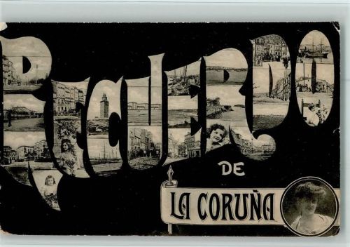 La Coruna Fotokunst - Mikroskop Photos in den Buchstaben AK