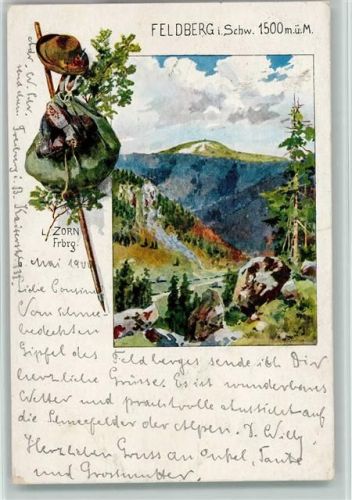 1904 Feldberg und Wandersachen